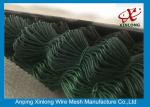 Ral Colors Vinyl Chain Link Fence Post Easy Assembled For Forest Protecting