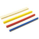 Colored 2x40P 40Pin 2.54mm 0.1" Straight Double Row Male Pin Header Strip