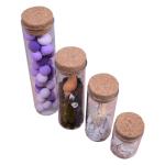 Yuelin DIY Glass Tube Cork Tops 5000pcs Corrosion Resistance