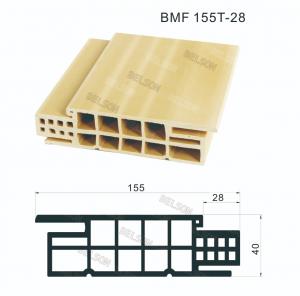 Wholesale 155mm T Type 28mm WPC Profile Hotel Apartment Villa WPC Window Frame from china suppliers