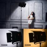Professional Bi Color Led Video Light Panel Photographic Equipment Studio