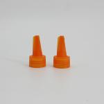 Hot Stamping 24mm Orange Flip Top Lid For Ketchup