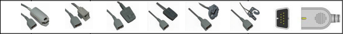 TL-201T Nihon Kohden Spo2 Sensor Pediatric Soft Tip Type Probe With DB9-9Pin Connector