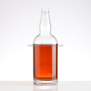 Wholesale 500ml 700ml 750ml Super Flint Glass Vodka Bottle with Customized Logo Decoration from china suppliers