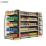 Functional Life Black Metal Supermarket Display Rack for Shop