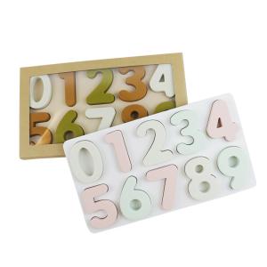 Wholesale Wholesale low MOQ Silicone Number Puzzle BPA Free Eco Friendly For Kids Education from china suppliers