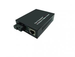 Wholesale Black color RJ-45 SC Fiber Optic Ethernet Media Converter Apply to the Campus Broadband Network from china suppliers