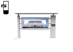 Wholesale 98 Inch 4K Advertising Bus LCD Digital Signage from china suppliers