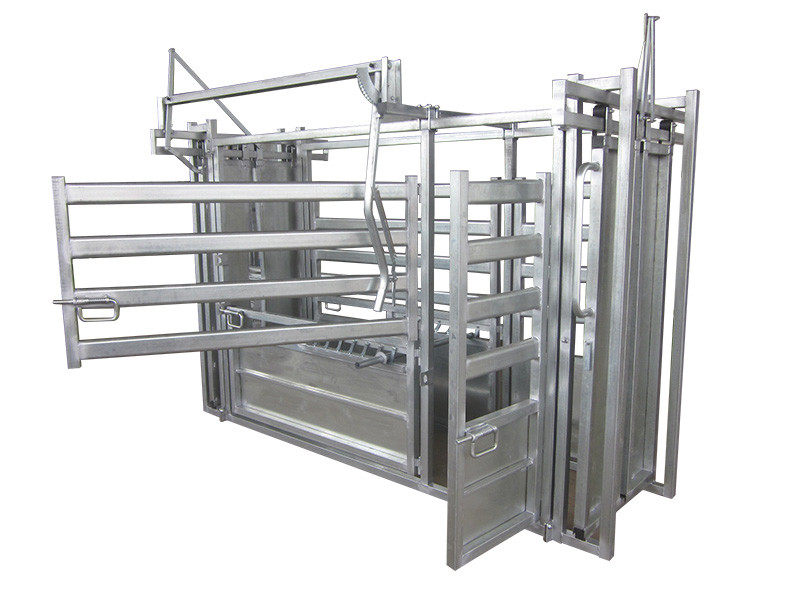 Heavy Duty Cattle Panels With Weight Scale , Safe Metal Livestock Panels