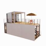 Wall 50/75/100mm Wave Sandwich Panel Portable House Mobile Homes Prefab Office