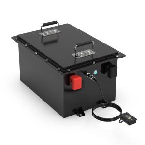 Wholesale Customized Lithium Ion LiFePO4 Battery Pack 100AH Golf Cart AGV Cleaner Truck from china suppliers