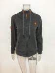 Winter women wear long sleeve zipper up hoodies for women
