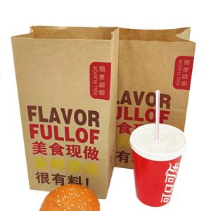 Wholesale Brown OEM ODM Printed Kraft Paper Bread Bags 35um-150um Thickness from china suppliers