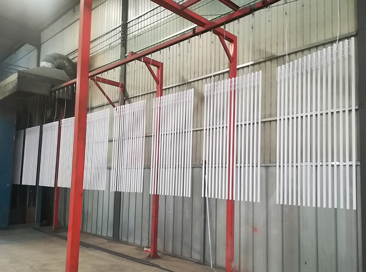 Factory Customizable Galvanized Steel Fence Panels Powder Coated Black Steel Wrought Iron Fence