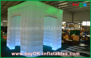 Wholesale Inflatable Party Tent Green Color Inflatable Led Photo Booth For Wedding / Club / Party from china suppliers