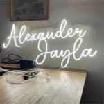 Acrylic LED Neon Light Sign Energy Saving Happy Birthday Neon Lights