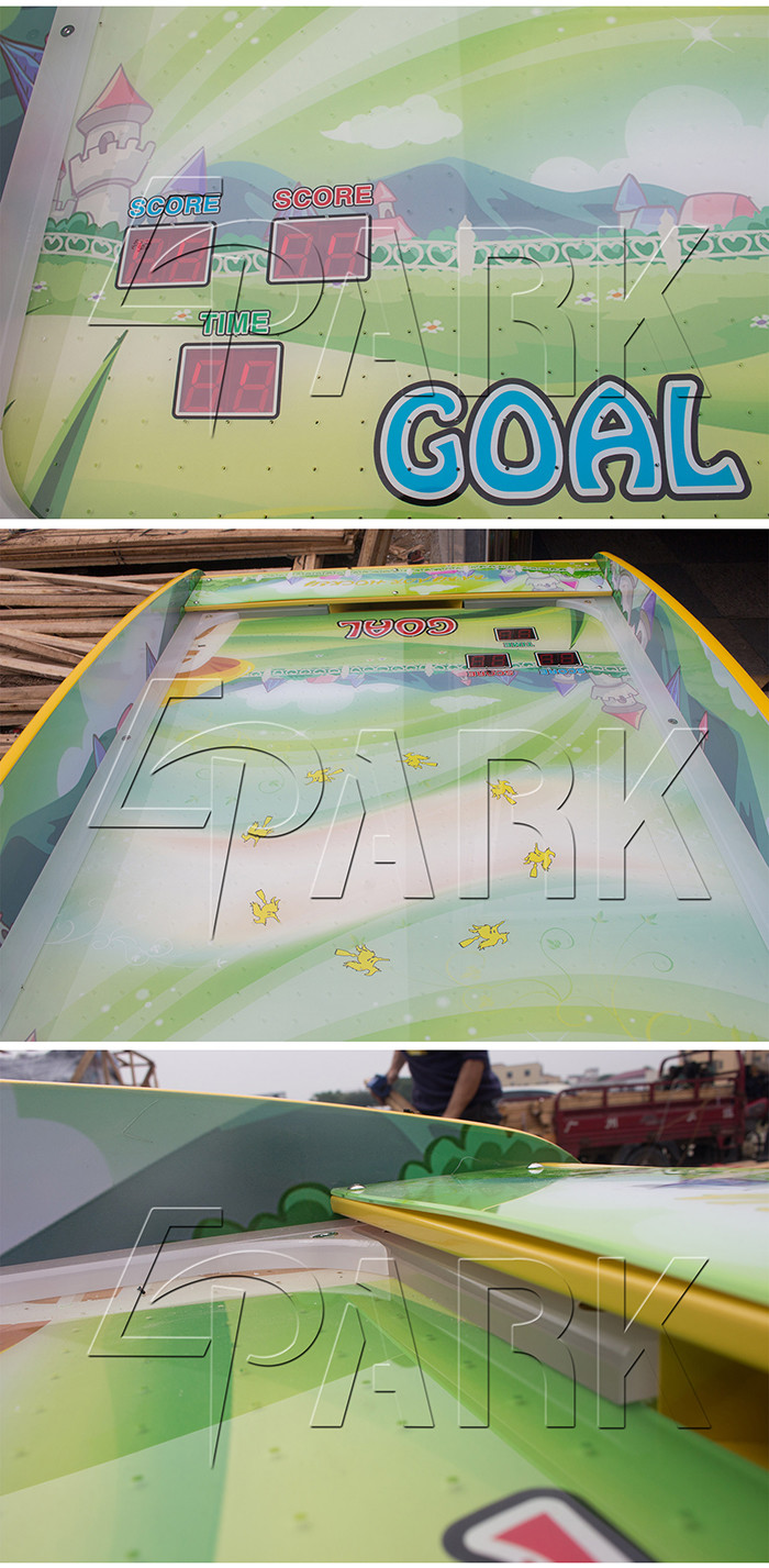 Colorful 350W Air Hockey Arcade Game / Amusement Park Baby Air Hockey Table