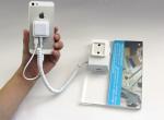 COMER security anti-theft alarm locking holders for gsm Smart phone stand with