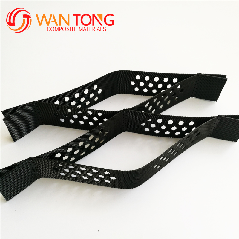 CE/ISO9001 Accredited PP HDPE Uniaxial Geogrid for Roadbed Reinforcement