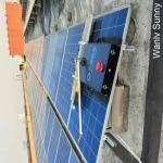 Outlet Smart Remote Rolling Brush for Physical Cleaning of Photovoltaic Farms or