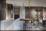 MDF Board Lacquer Customized Home Furniture Wooden Storage Kitchen Cabinets