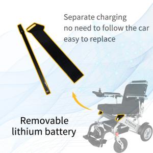 Wholesale 275.58lbs 47.40lbs Multifunction Foldable Electric Wheelchair from china suppliers