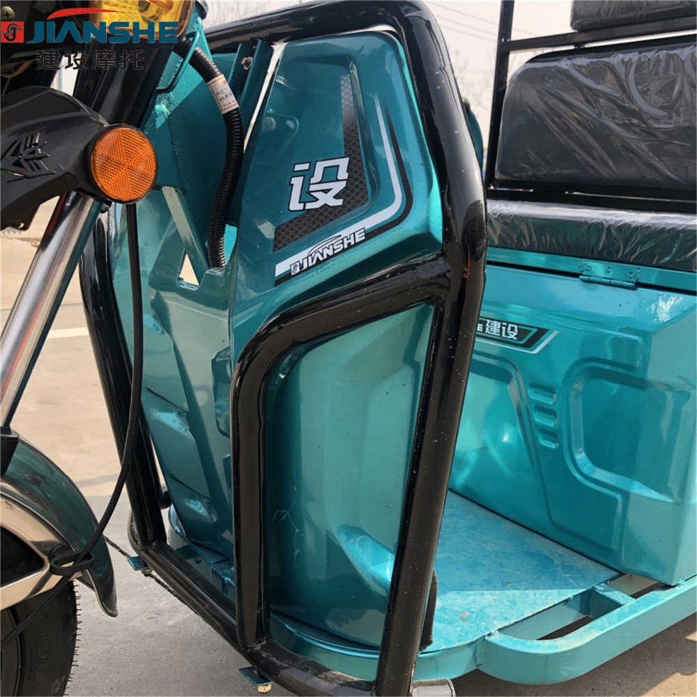 Jianshe moto bajaj battery cargo passenger Rickshaw electric tricycle