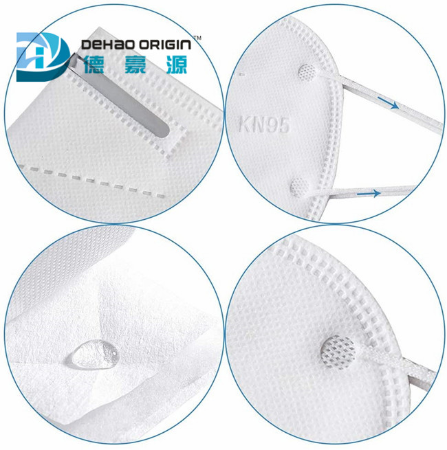 Breathable KN95 Disposable Protective Respirators