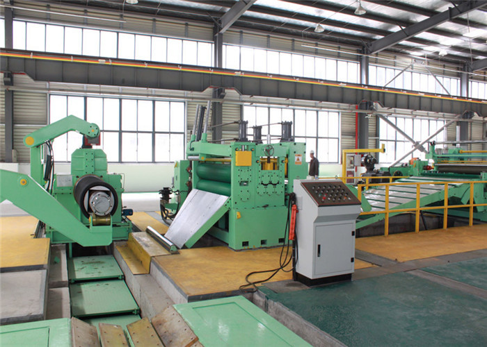 PLC Automatic Steel Coil Slitting Line , Steel Slitting Equipment 300 M/Min Line Speed