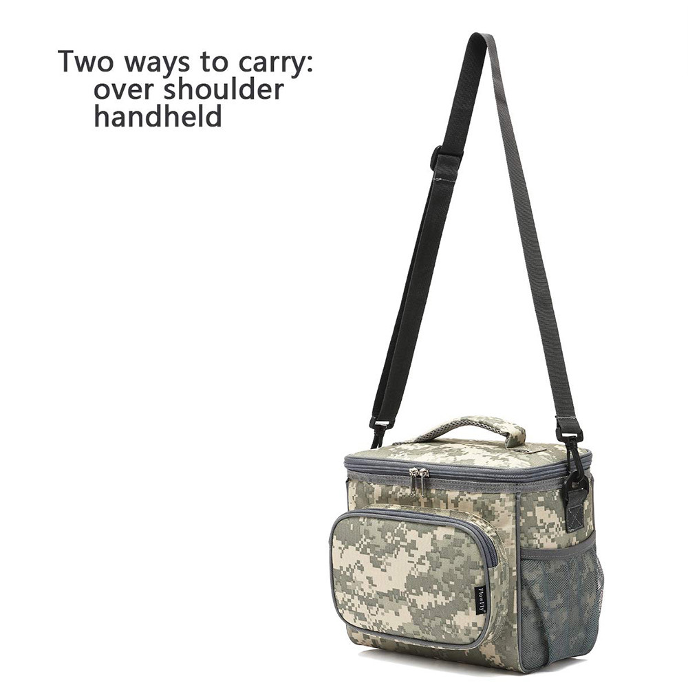Thermal Lunch Bag Cooler with Should Strap for Work School Picnic
