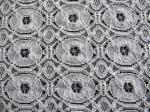Shrink-Resistant Cotton Nylon Lace Fabric , Geometric Flower Fabric CY-LW0154