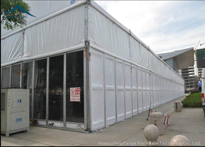 Widely Space 20m By 30m Exhibition Tents Hop - Dip Galvanized Steel