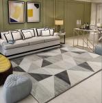 Stripping Blending Crystal Velvet Living Room Floor Carpets Modern Simple North