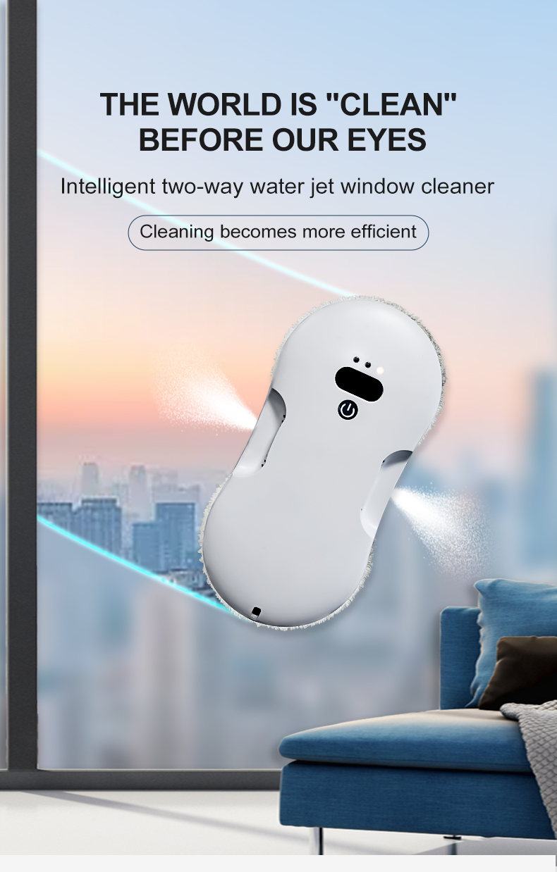 Uninterrupted Power Failure Function Robot Vacuum Cleaner Mops High- Rise Exterior Window Cleaning Robot