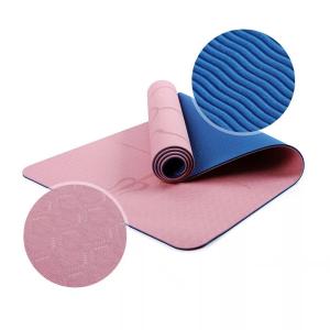 Wholesale Eco Friendly TPE Yoga Mats/Custom Printed/ Non-slip exercise floor pattern waterproof washable sport TPE yoga mat from china suppliers