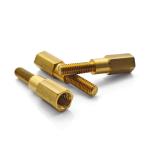 Copper Threaded Hex Standoffs 1mm Length Customized Male Female Spacer