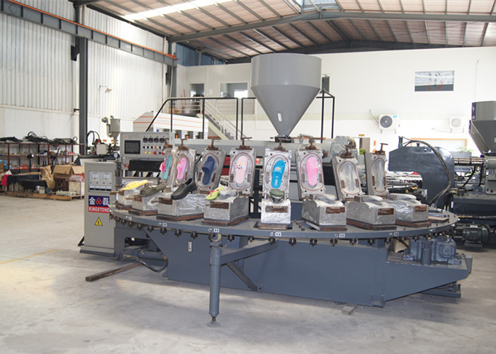 PVC Air Blowing Shoe Sandals Making Machine Rotary 120-200 Pairs/Hour