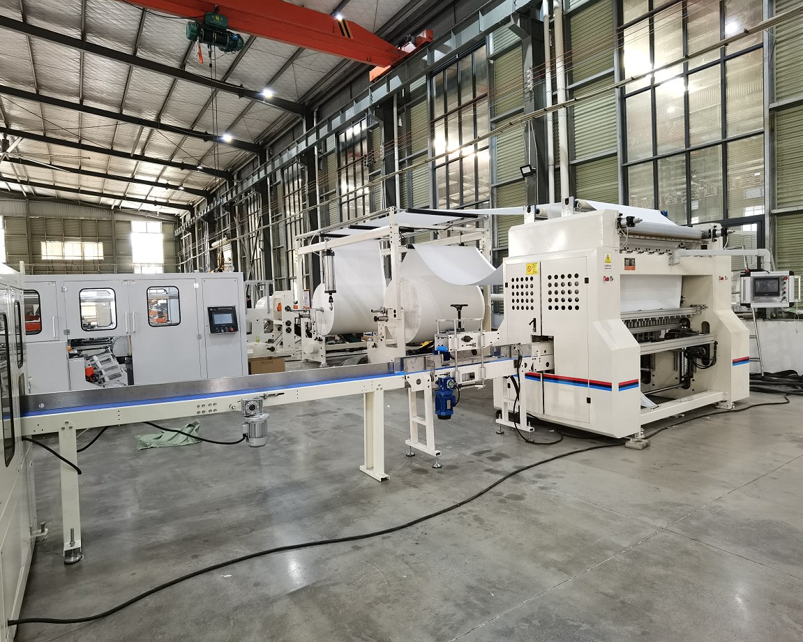 Easy to Operate High-accuracy Facial Tissue Paper Complete Production Line