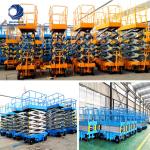 6-18 M Construction Scissor Lift Mobile Electric Hydraulic Scissor Lift