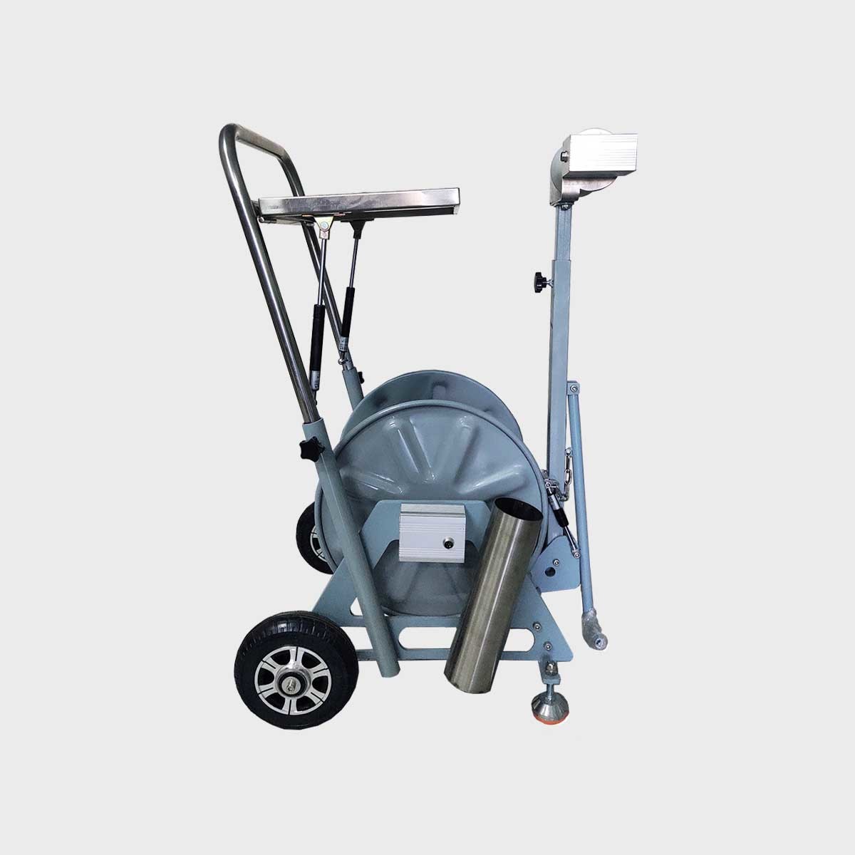 Electric Plate Type Self Winding Winch Gray Color 2000 meter Depth 220V