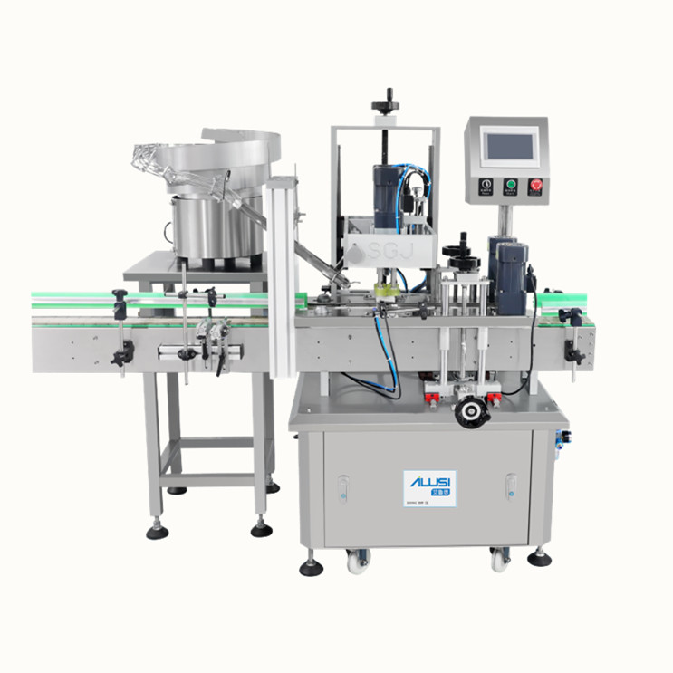Cosmetic Factory Automatic Twist off Cap Screwing Machine Manufacturing Plant Shampoo Bottle Lid Capping Machine