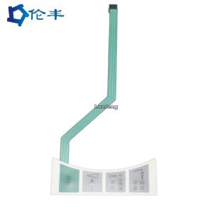 Wholesale 3M468 Adhesive Metal Dome Flat Membrane Switch For Japanese Equipment from china suppliers