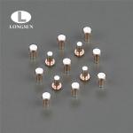 AgCdO Electric Silver Contact Rivets Low Resistance For Protectors / Timers