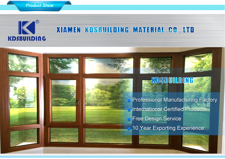 KDSBuilding Swing Residential Casement Round Wooden Window Solid Wooden Window With Fix Glass