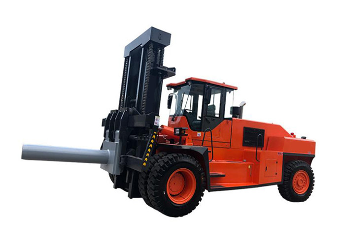 Steel Coil Handling Forklift Attachments For Carpet Rolls With Carpet Boom