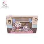 Pink Carton Printing 350gsm Sliding Drawer Gift Boxes With Display Window