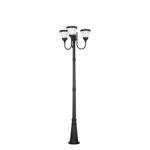 Die cast Aluminum LED Outdoor Garden Solar Light with 3 Heads IP65 Waterproof