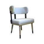 Luxury Leather And Upholstered Hotel Dining Chair Furniture ODM