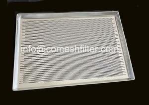 Wholesale Smooth Edge 10-100kg Stainless Steel Wire Mesh Tray Silver from china suppliers