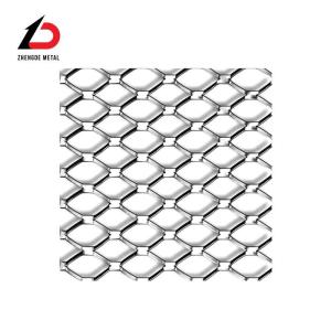 Wholesale 0.3mm-10mm Expanded Mesh Screen Stretched Aluminum Copper Carbon Stainless Steel from china suppliers